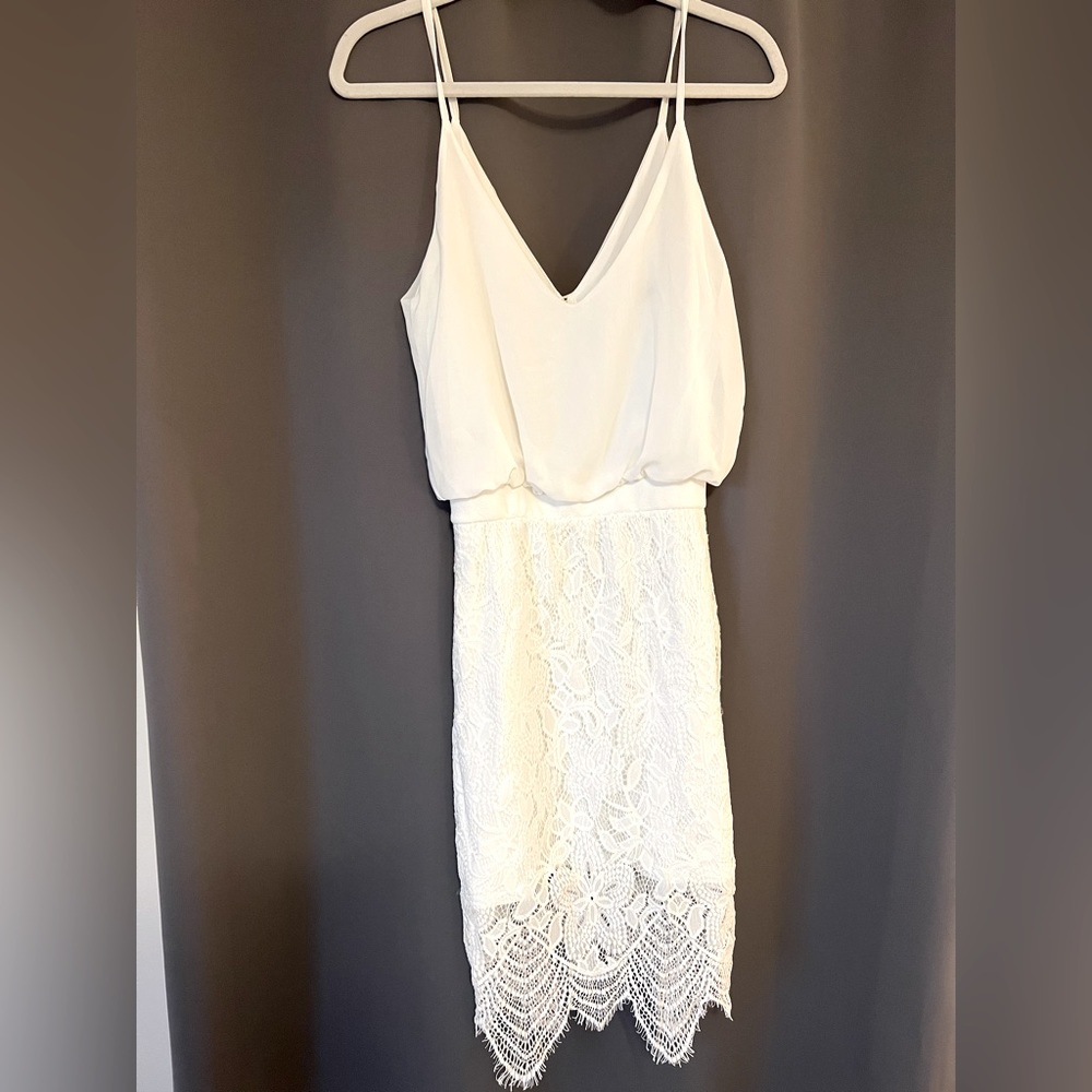 White Lace Dress (S)